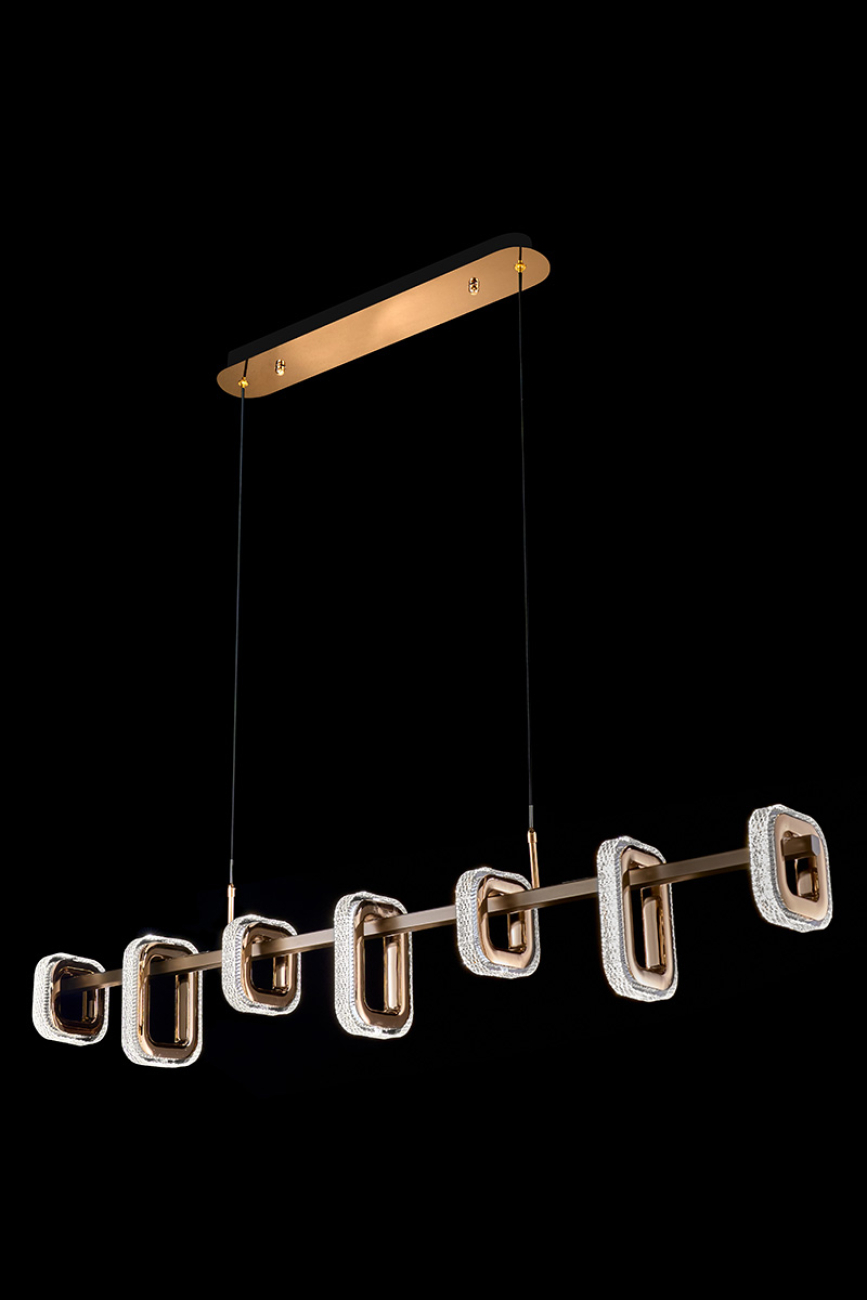 Светильник подвесной LEON Theona LE7701/7L Grey/Gold