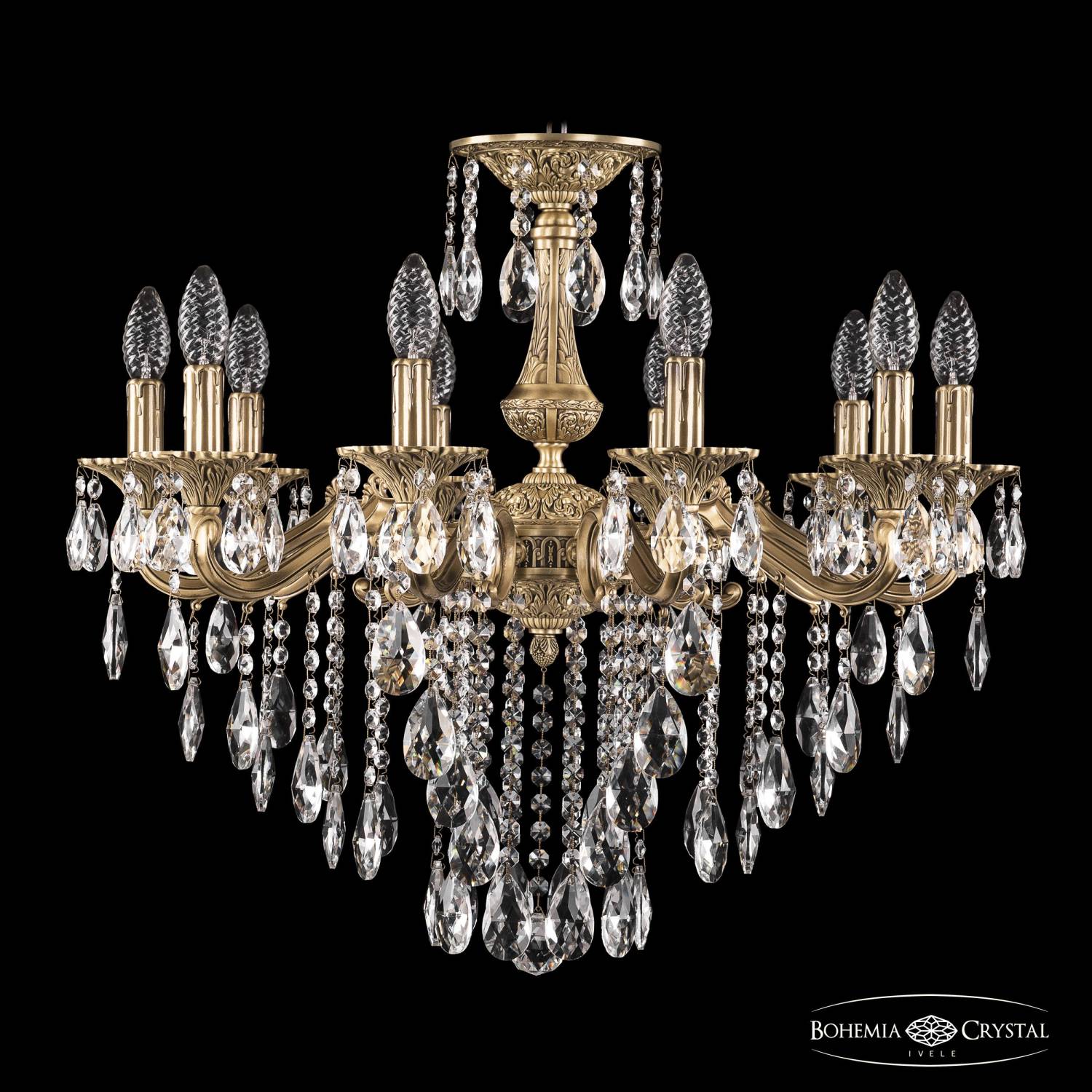 Подвесная хрустальная люстра 7202 Bohemia 72102/10/210 B FP