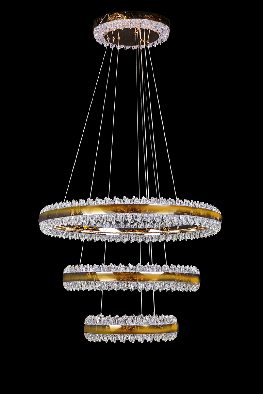 Подвесная люстра LEON Michel LE7720/800-3K Gold