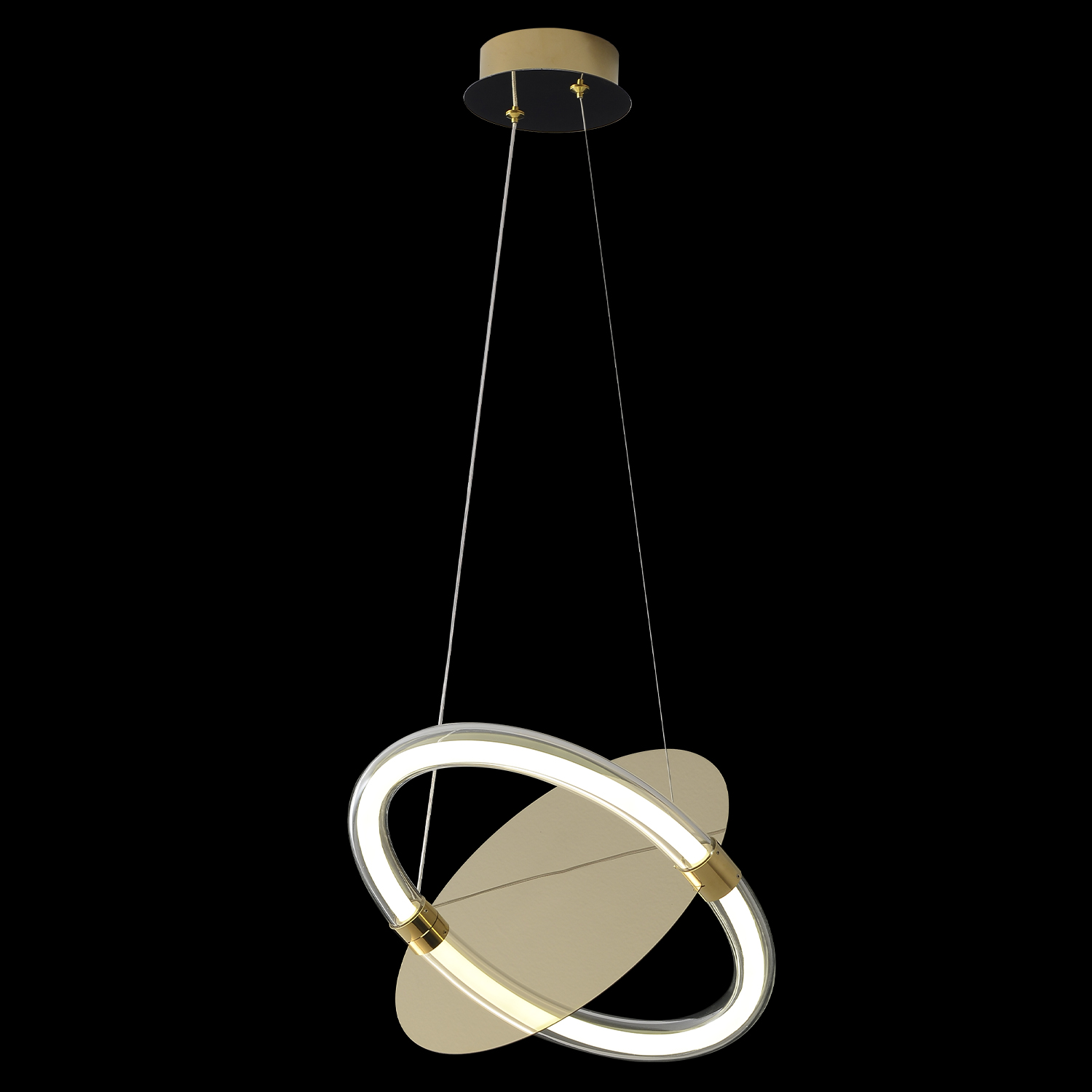 Светильник подвесной Crystal Lux Nebula NEBULA SP22W LED GOLD