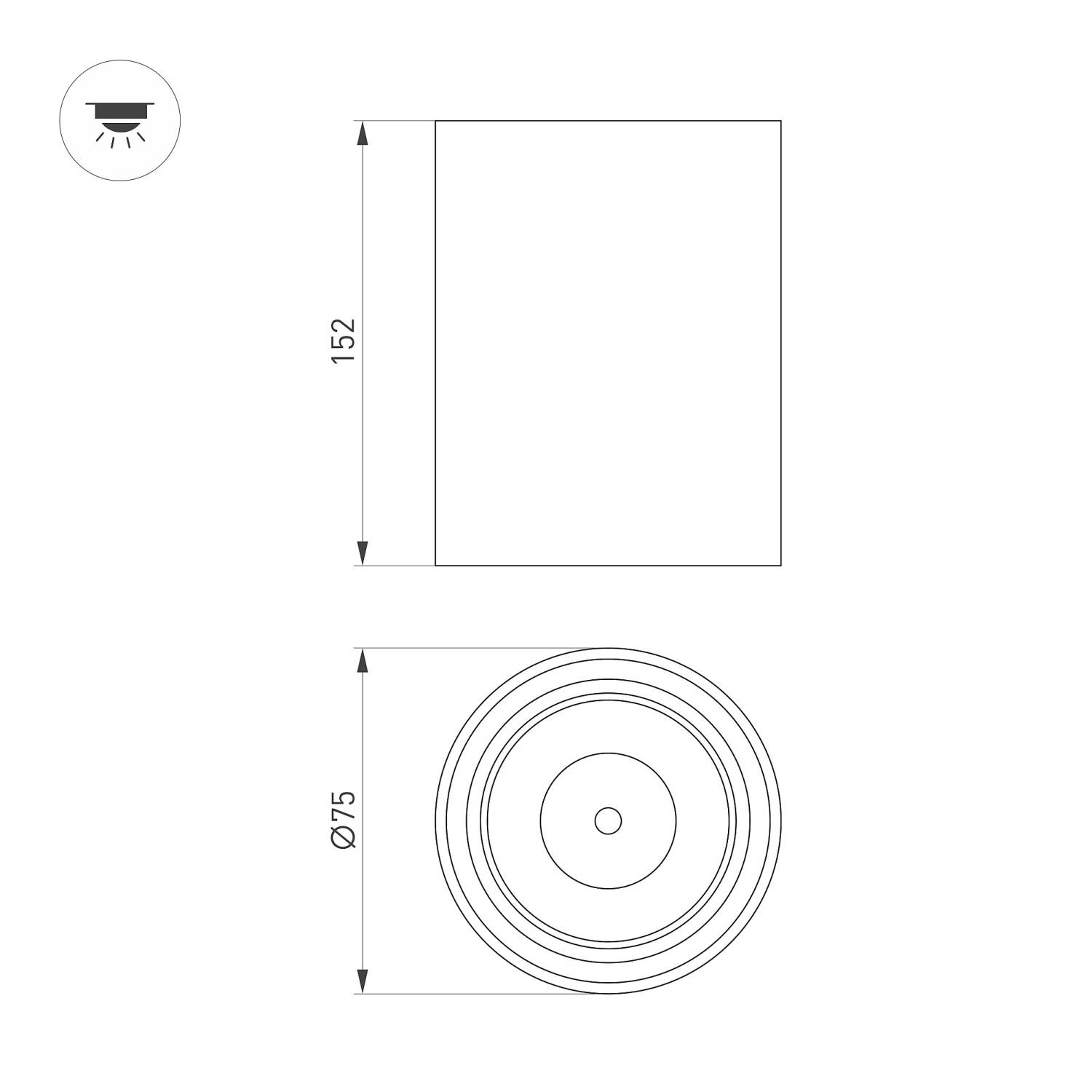 Накладной светильник Arlight Salt 057322