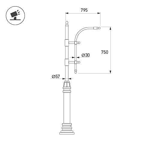 Кронштейн Arlight 051635