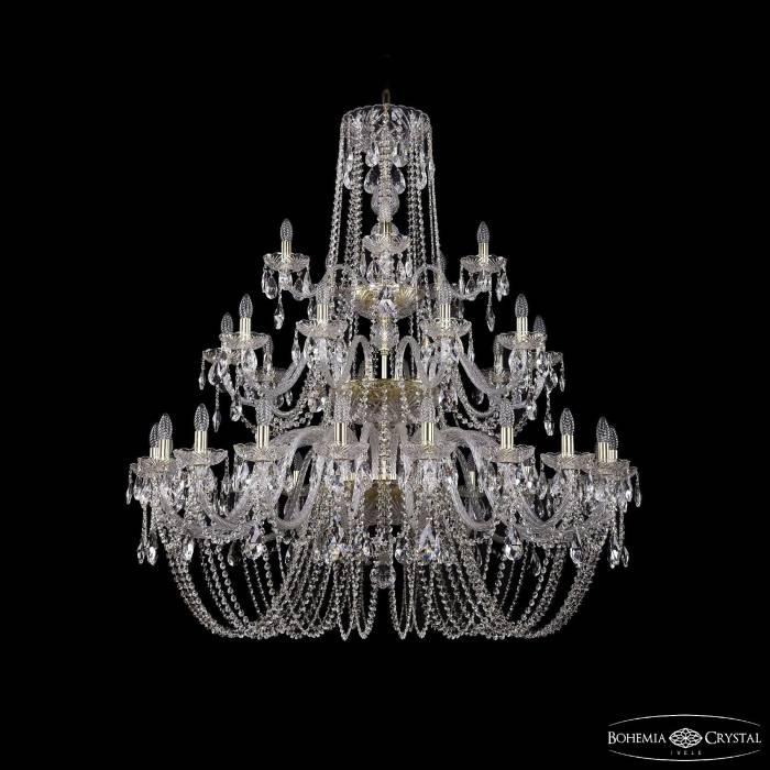 Подвесная хрустальная люстра 1402 Bohemia 1402/20+10+5/460/3d G