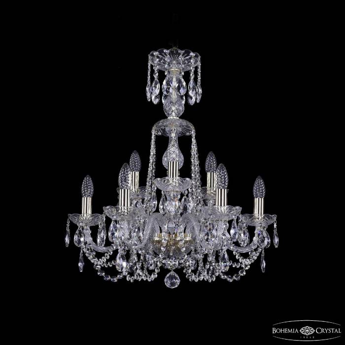 Подвесная хрустальная люстра 1402 Bohemia 1402/6+3/195/XL-64 G
