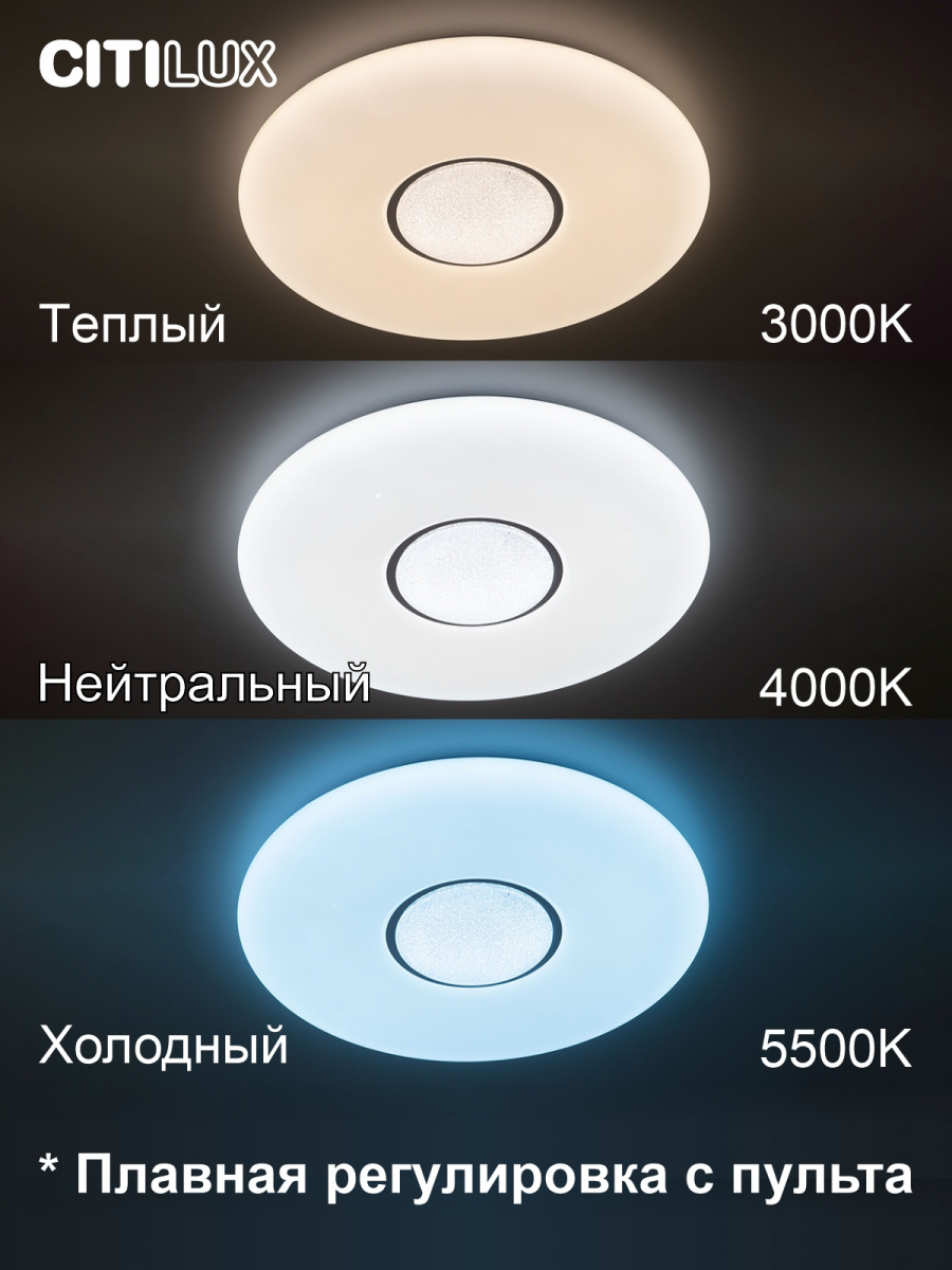 Светильник потолочный Citilux Санта CL723900G
