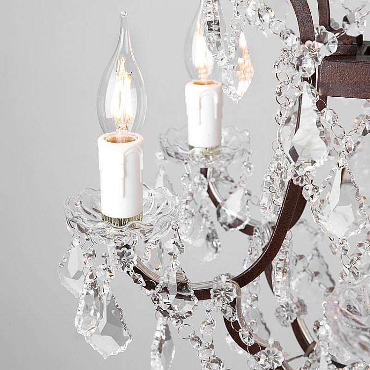 Подвесная хрустальная люстра Rococo L'Arte Luce Luxury L27903