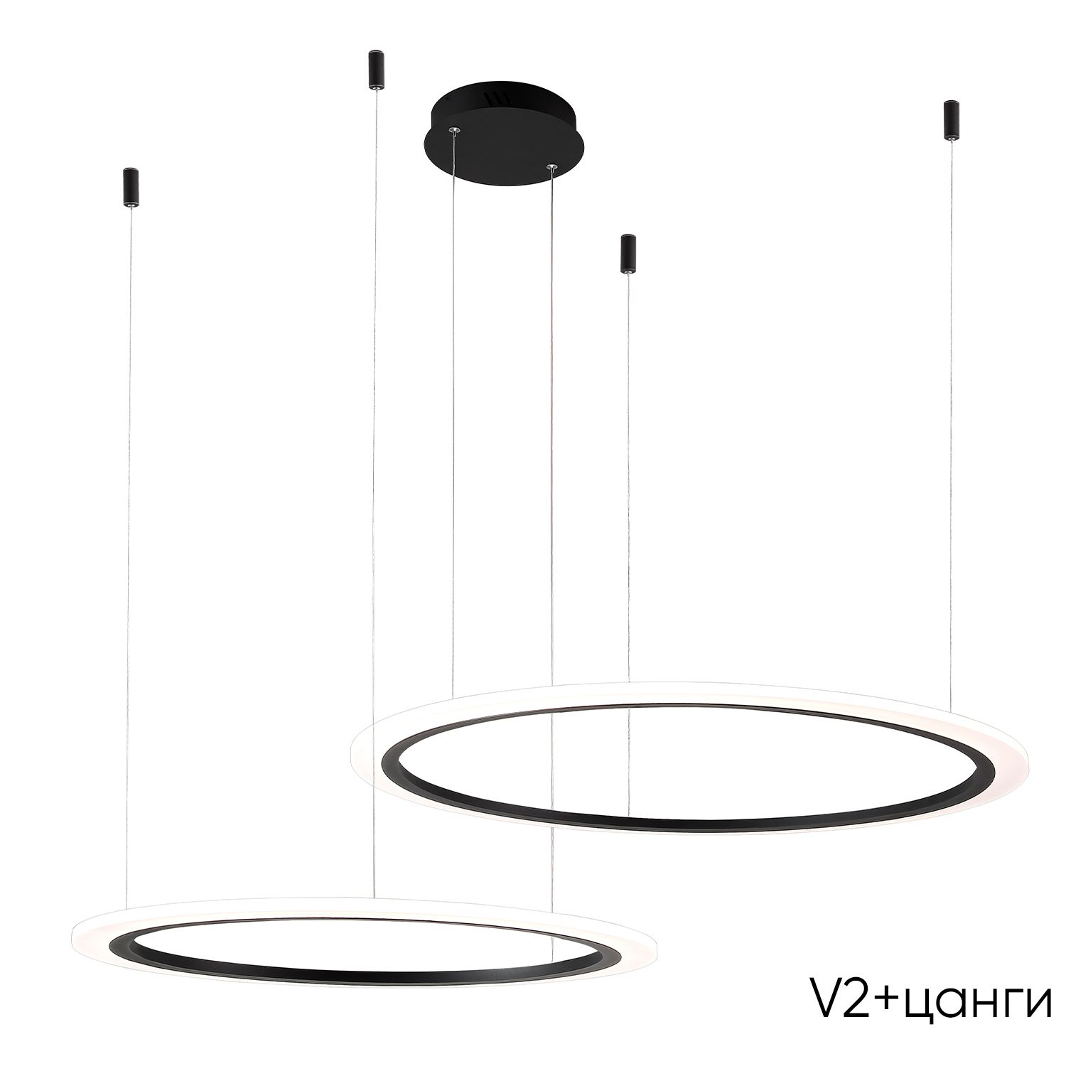 Подвесная люстра Crystal Lux Manzana MANZANA SP53W LED BLACK