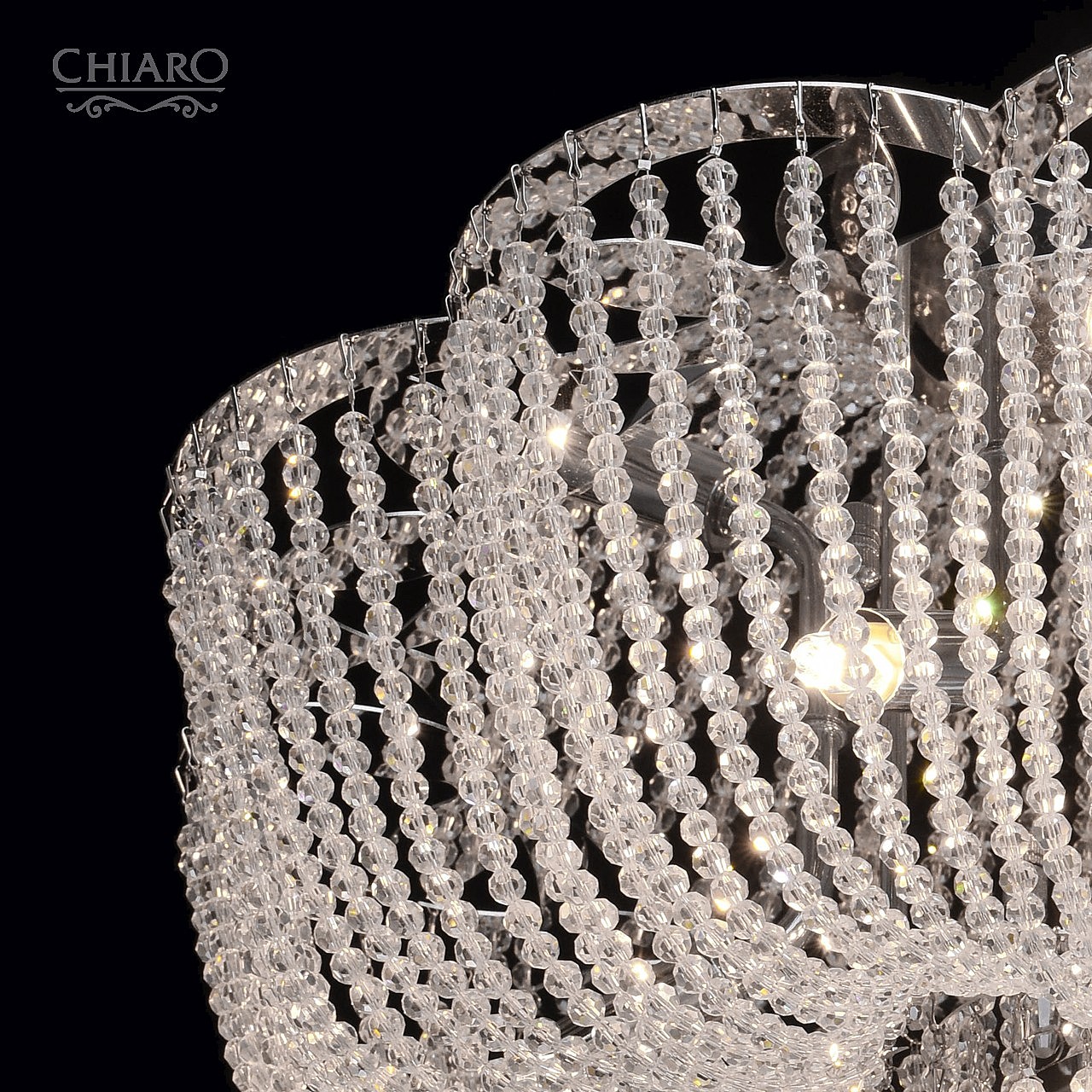 Потолочная хрустальная люстра Chiaro Сюзанна 458011608