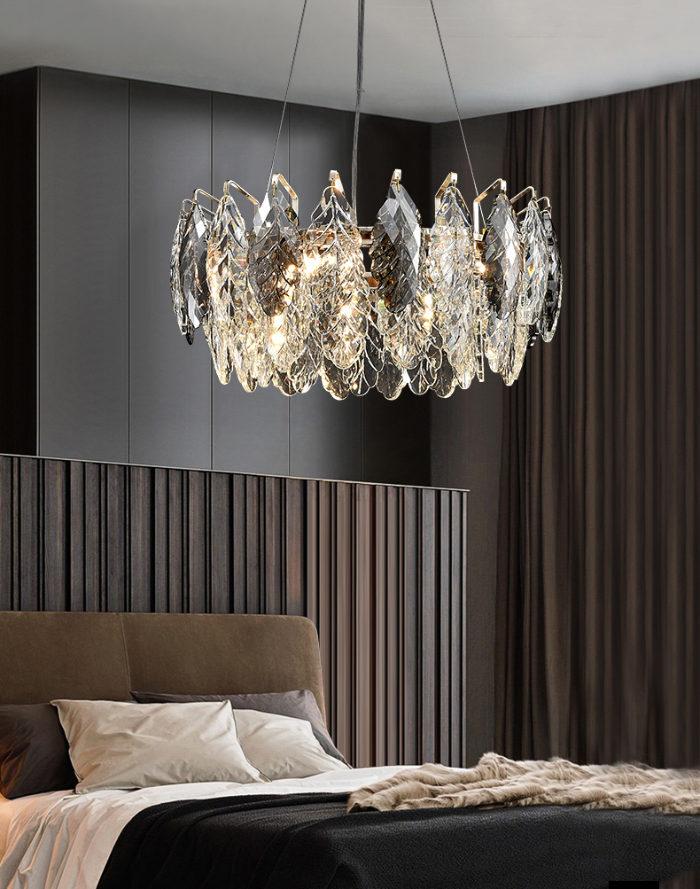 Подвесная люстра Delight Collection D8011P D8011P/R-600 gold/smoky