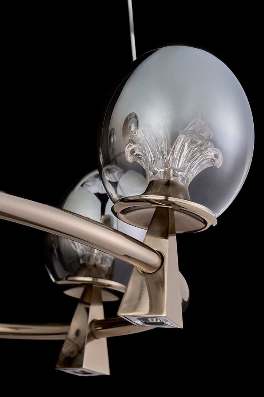 Подвесная люстра LEON Nancy LE3053/820 GD