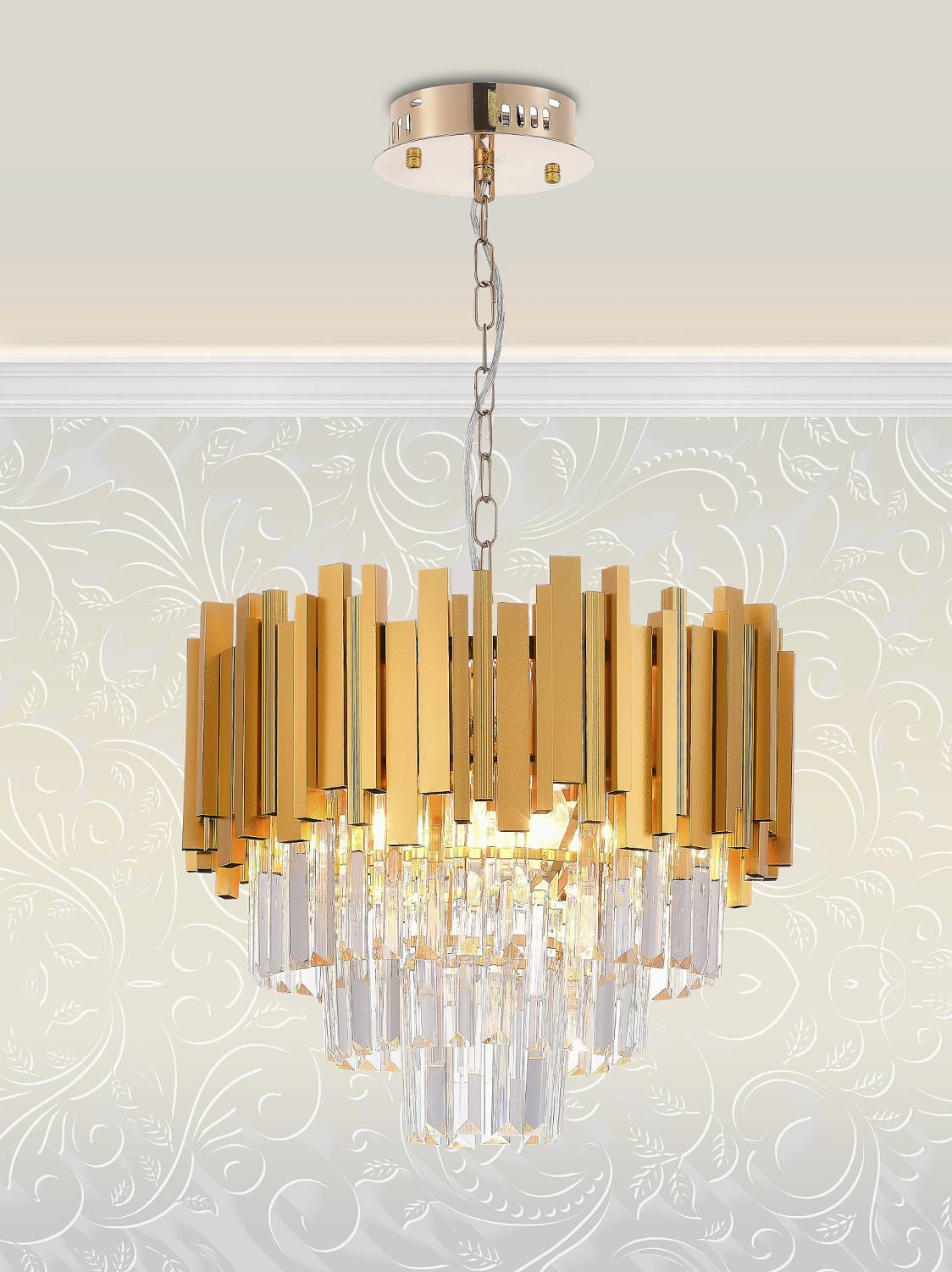 Подвесная люстра Natali Kovaltseva Bellezza BELLEZZA 81427/5C GOLD