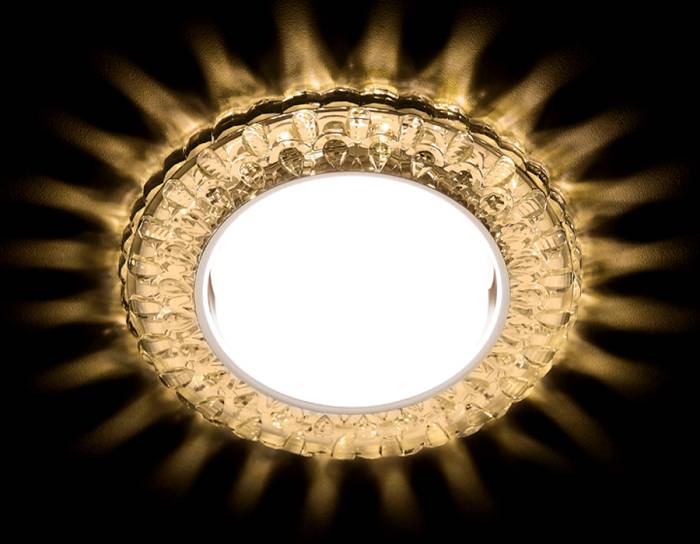 Встраиваемый светильник Ambrella Gx53 Led G315 CL/WW