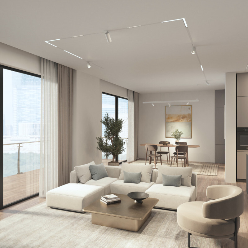 Трековый светильник Denkirs Simple linear DK8205-WH