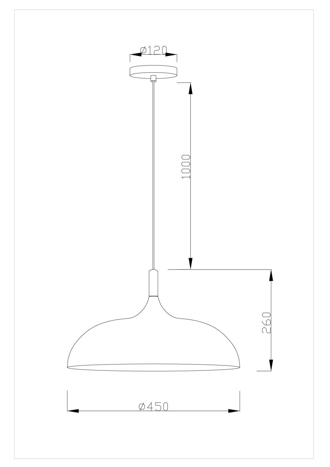 Светильник подвесной Moderli Hygo V1330-P