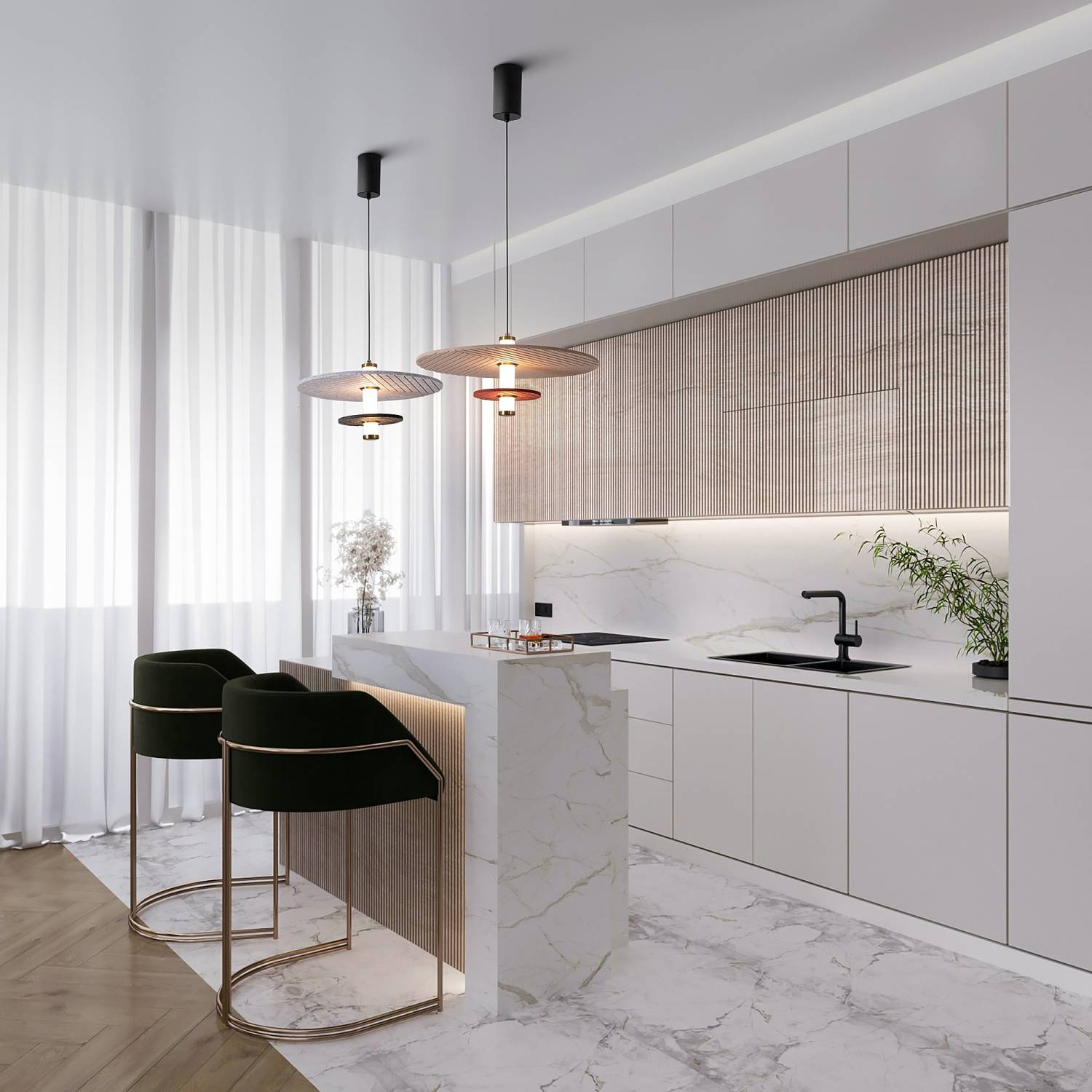 Светильник подвесной Freya Acoustic FR5494PL-L9GR