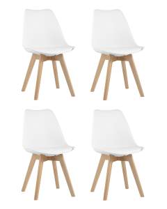 Комплект стульев Stool Group Frankfurt Y863 white X4
