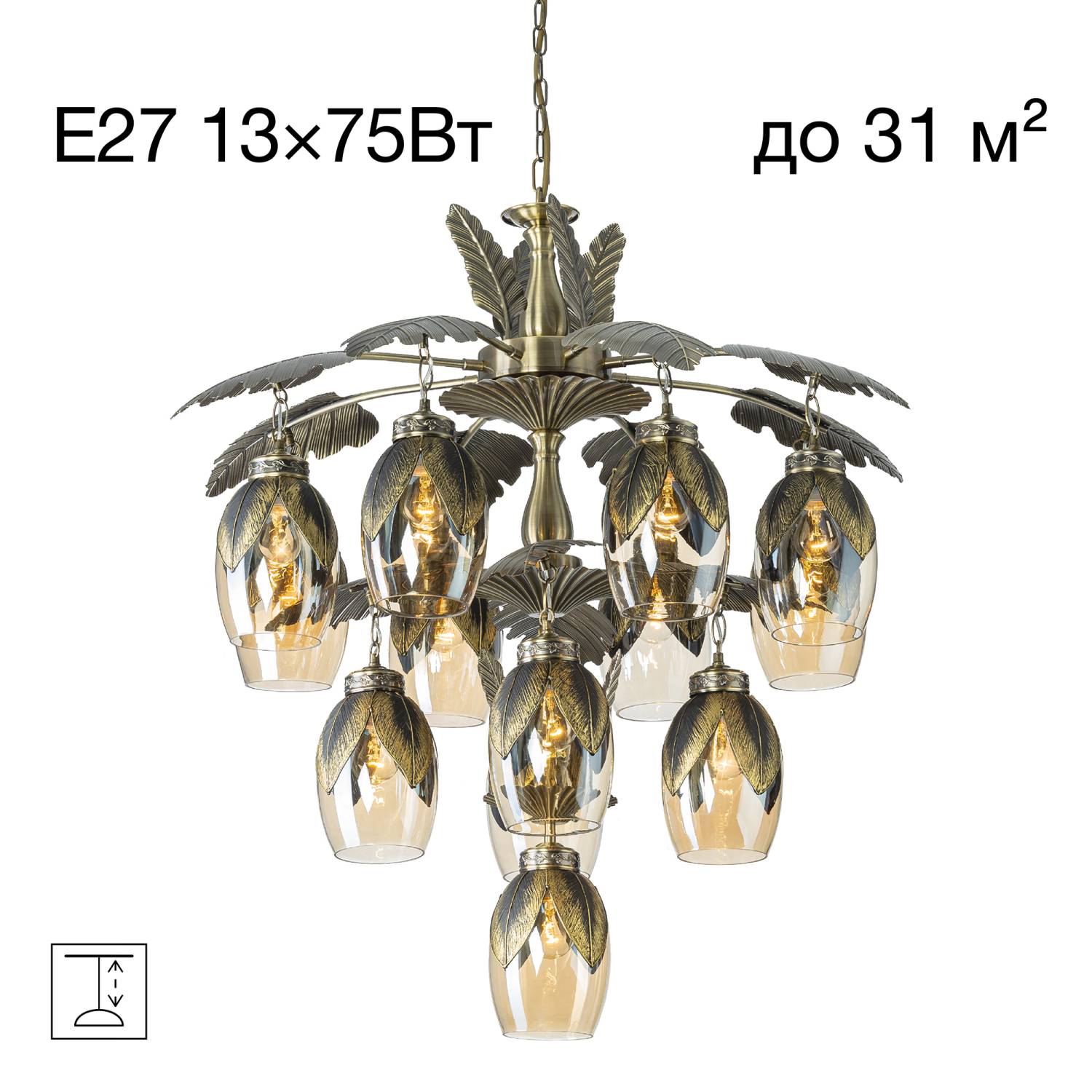 Подвесная люстра Citilux Garuda CL420193 Подвесная люстра Citilux Garuda CL420193