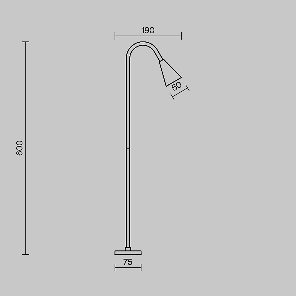 Уличный наземный светильник Maytoni Barb O531FL-L3B3K