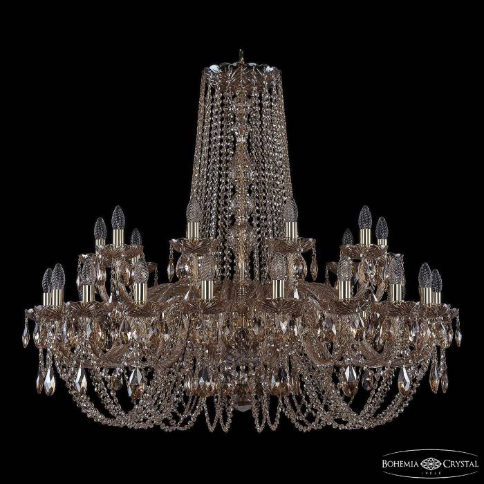 Подвесная хрустальная люстра 1402 Bohemia 1402/20+10/400 G M721