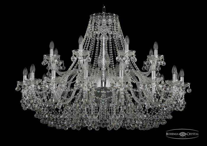 Подвесная хрустальная люстра 1409 Bohemia 1409/16+8/460 Ni