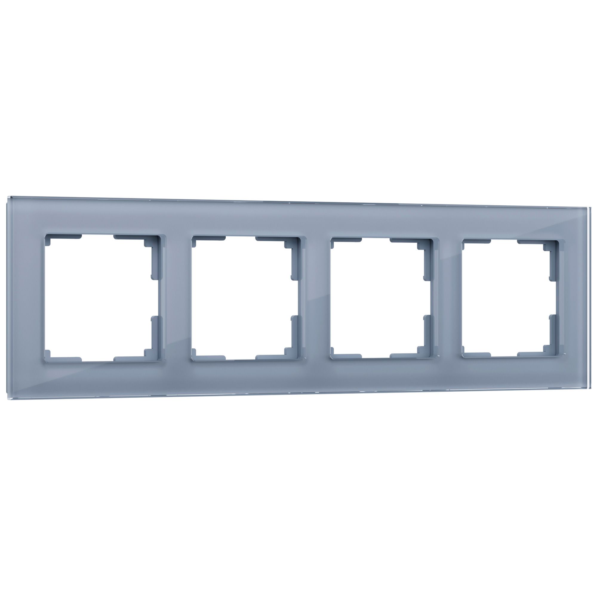 Рамка Werkel W0041115/ Рамка на 4 поста Favorit (серый,стекло) Рамка Werkel W0041115/ Рамка на 4 поста Favorit (серый,стекло)