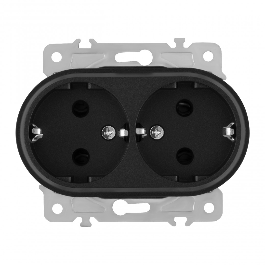 Розетка Arte Milano Am-202 202.40-2.black