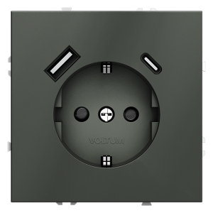 Розетка (титан) Voltum Voltum S70 VLS040506