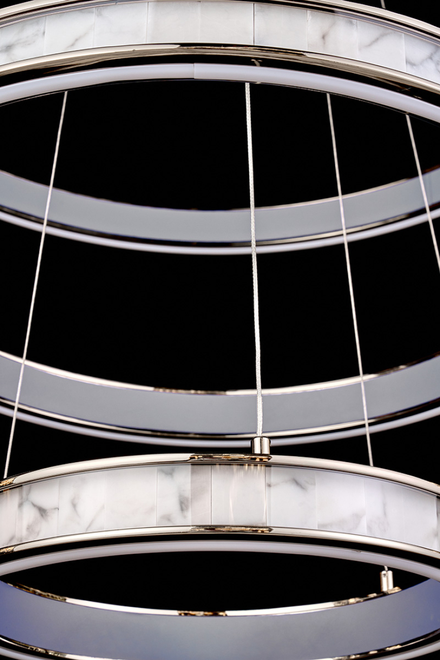 Подвесная люстра LEON Christine LE7702/800-3K Black Chrome