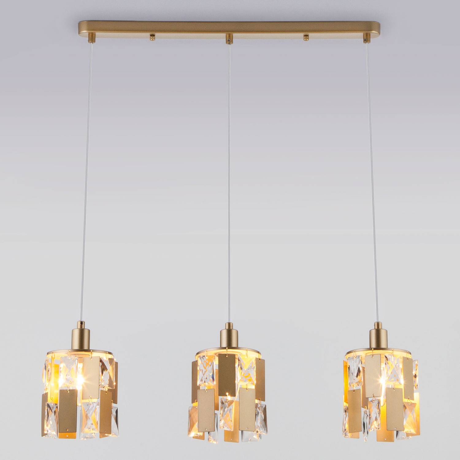 Светильник подвесной Eurosvet Scoppio 50101/3 перламутровое золото