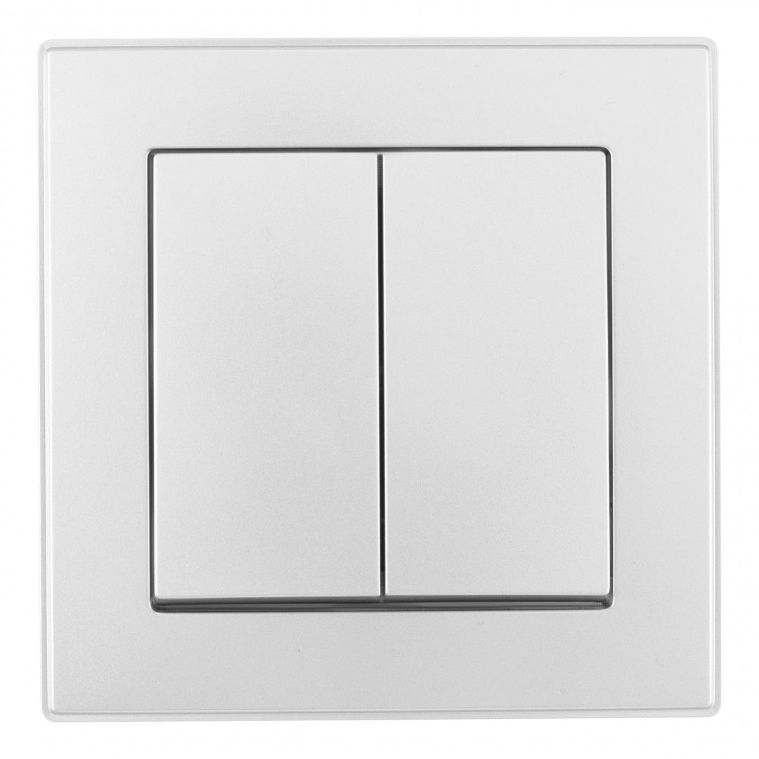 Выключатель Arte Milano Set06-1 SET06-1-30-2 silver