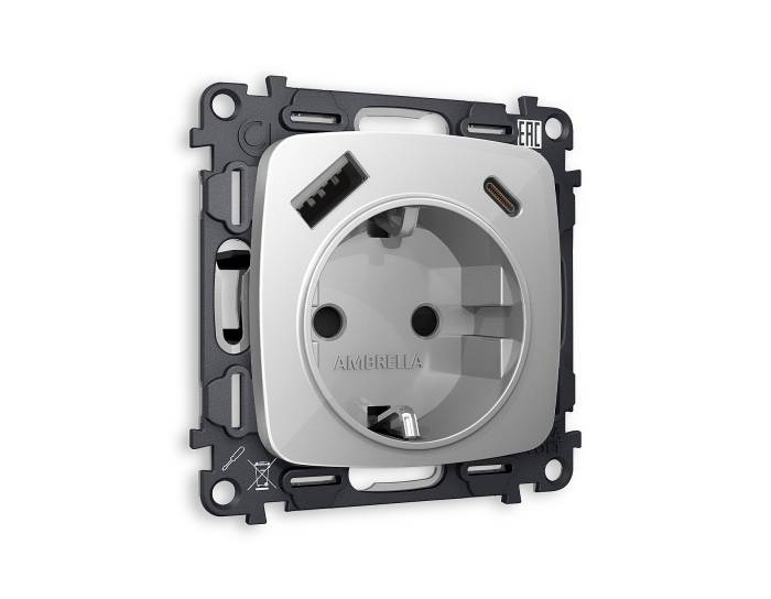 Розетка Ambrella Volt OMEGA MO410010