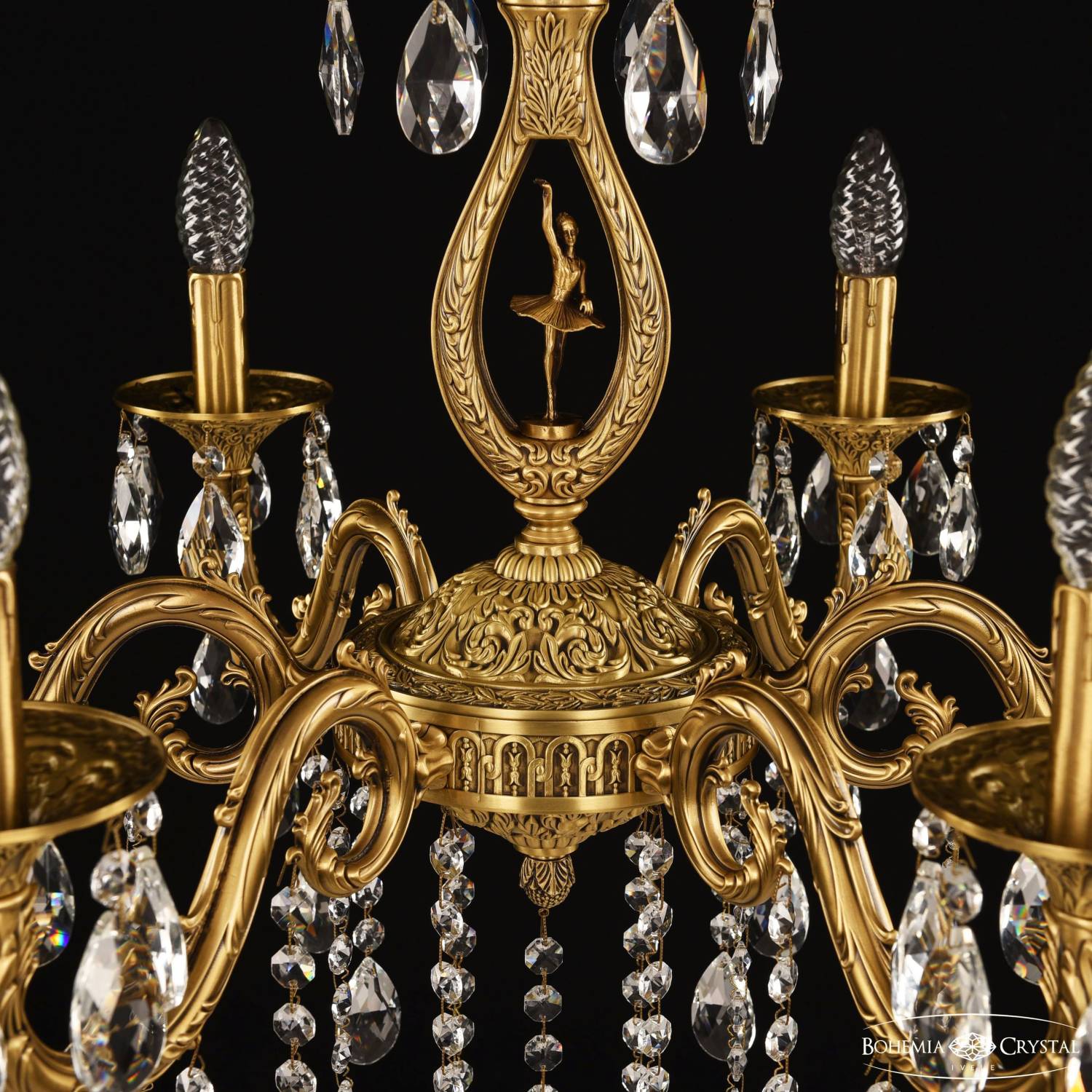 Подвесная хрустальная люстра 7101 Bohemia 71401/6/210 B FP FD2S