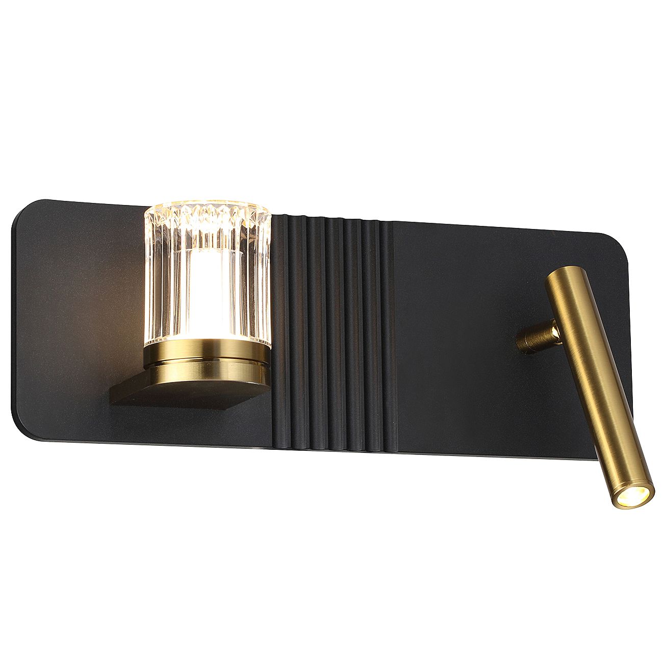 Настенный светильник Indigo Rilievo V000202L 14032/2W Black