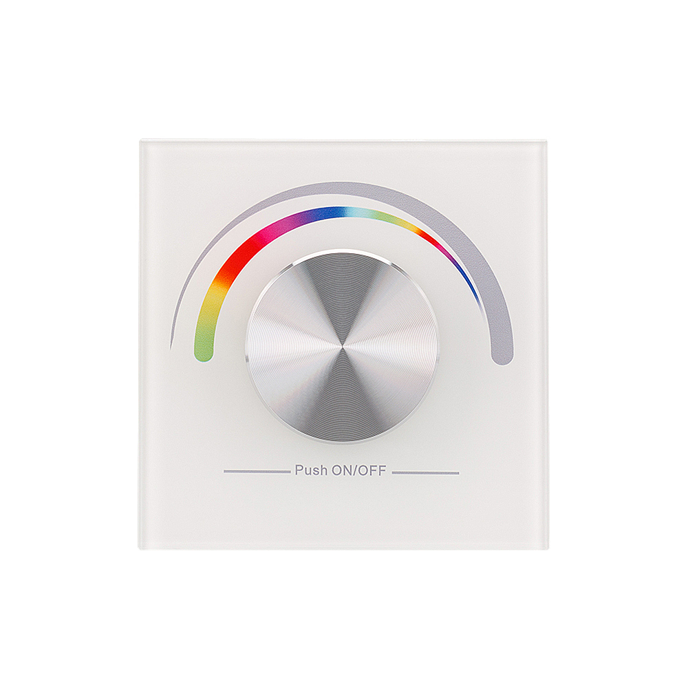 Встраиваемая в стену поворотная белая панель для с/д RGB-лент Arlight 019573