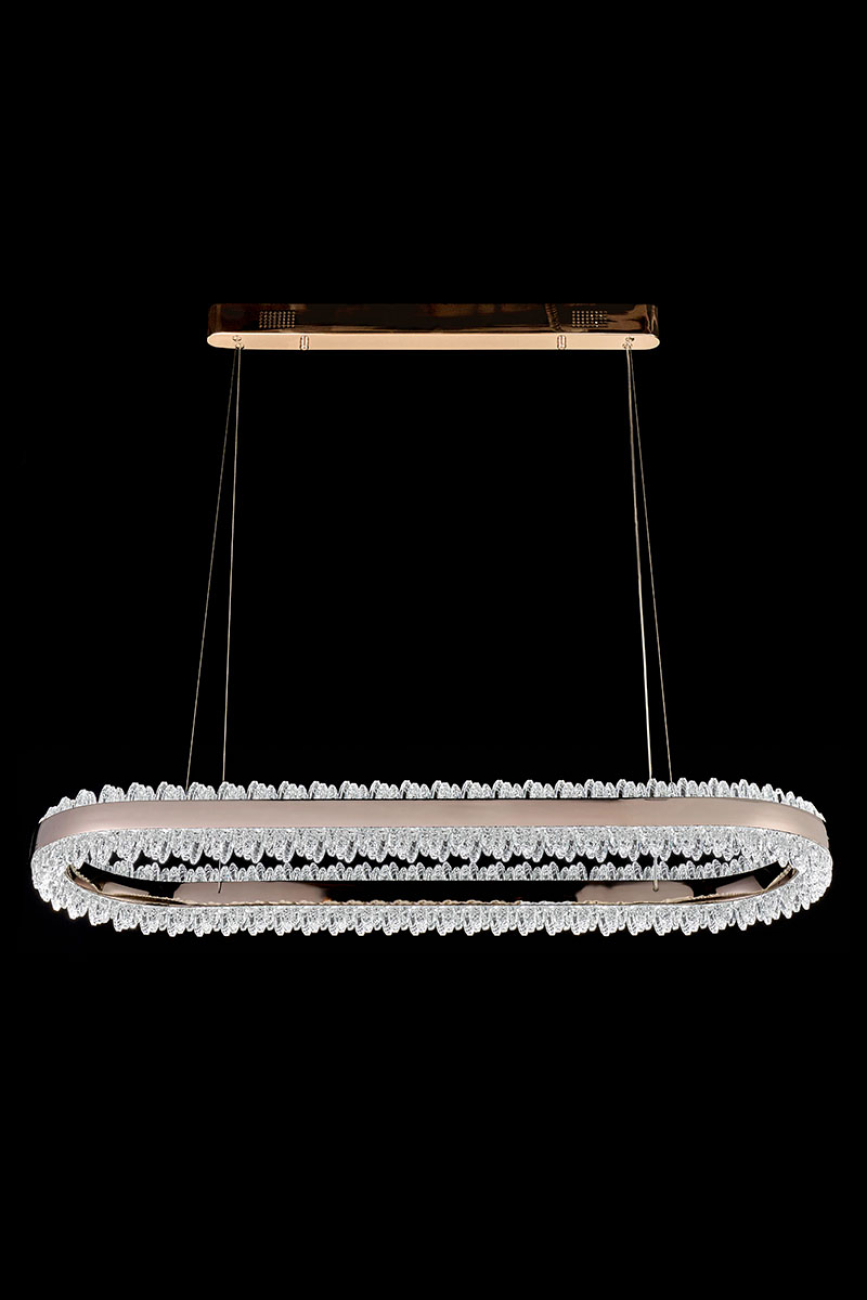 Подвесная люстра LEON Michel LE7720/1050L Black Chrome