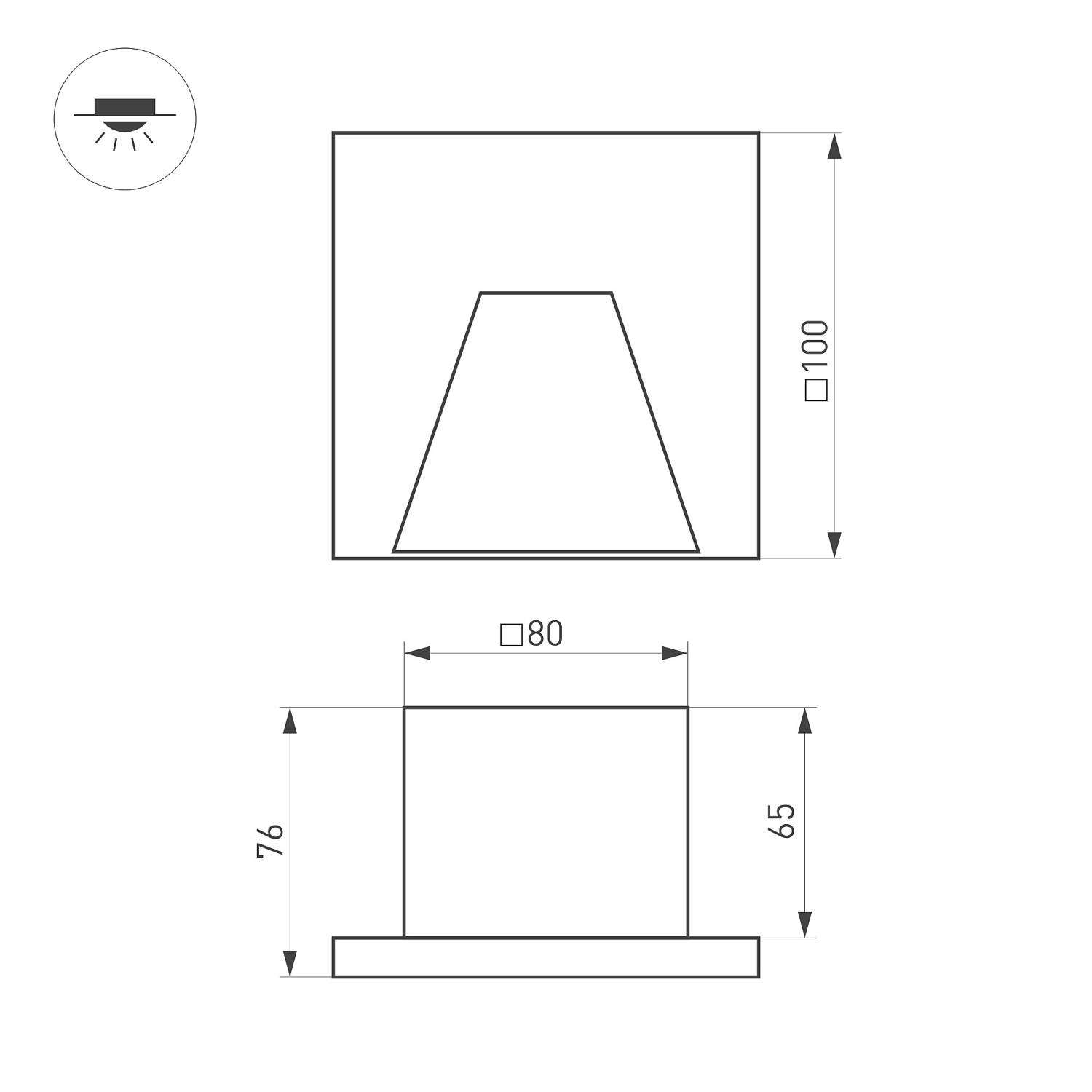 Подсветка для ступеней Arlight Tie 051052