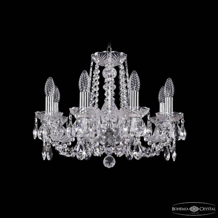Подвесная хрустальная люстра 1402 Bohemia 1402/8/160 Ni