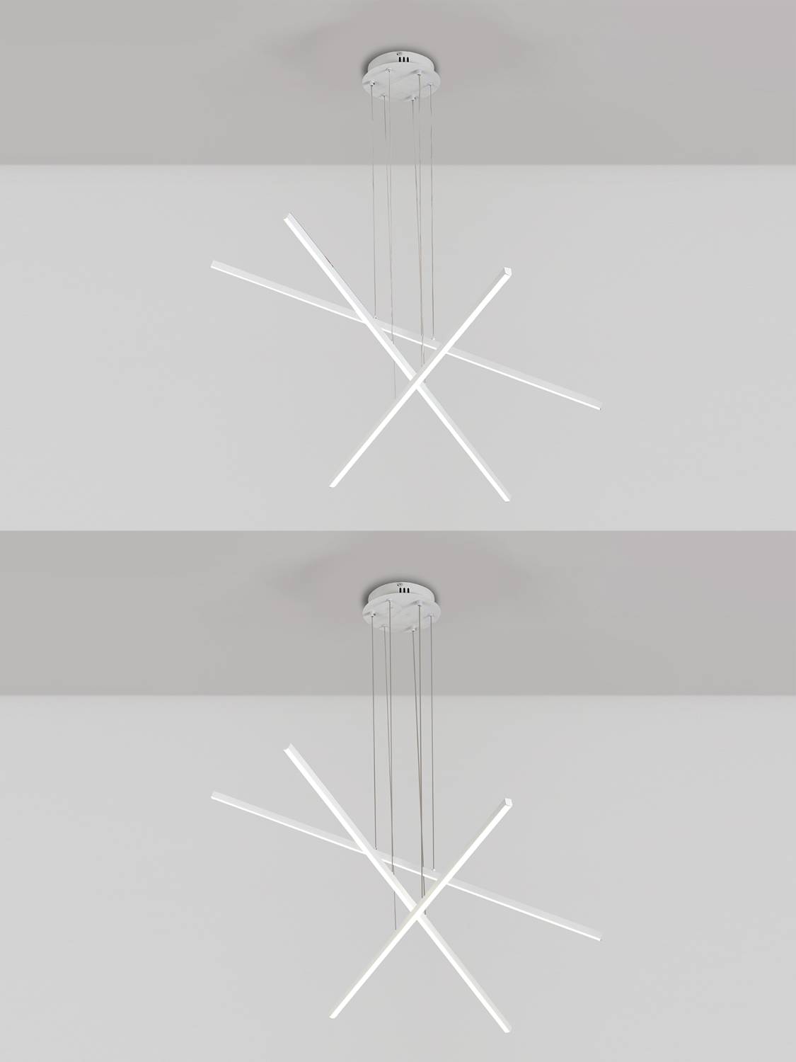 Подвесная люстра Natali Kovaltseva LEDLIGHT LED LAMPS 81106/3C