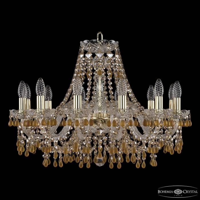 Подвесная хрустальная люстра 1410 Bohemia 1410/12/240 G V1003 R721