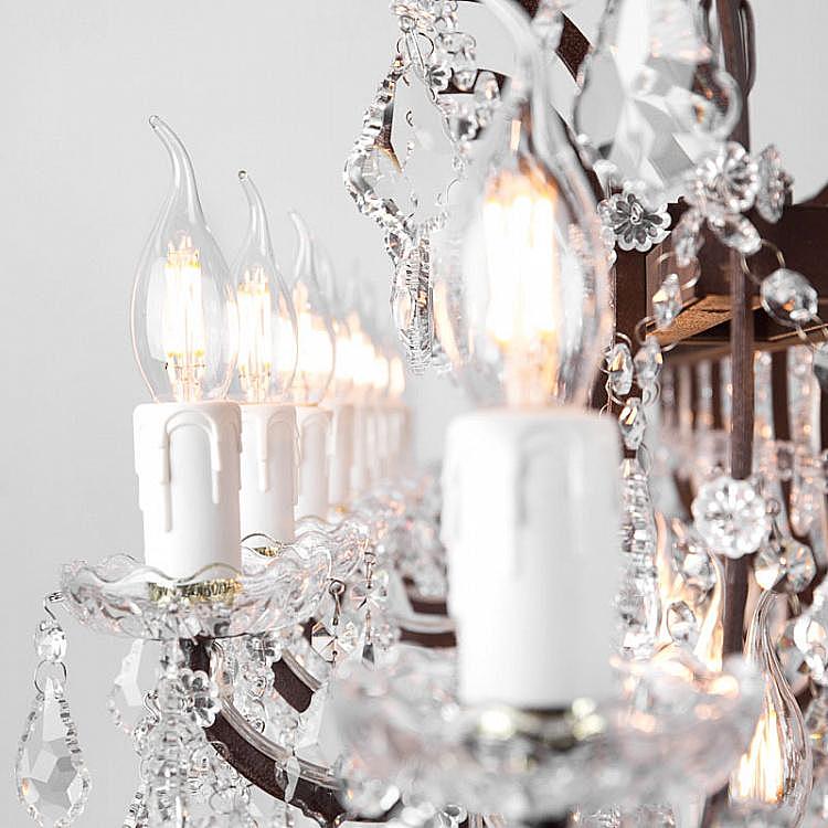 Подвесная хрустальная люстра Rococo L'Arte Luce Luxury L27903