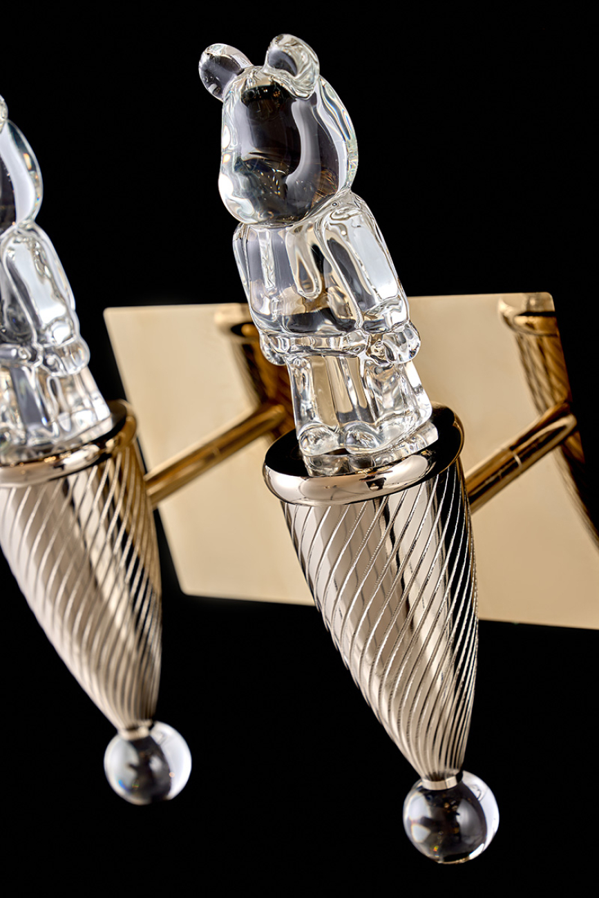 Настенное бра LEON Joli LE3024/2W GD