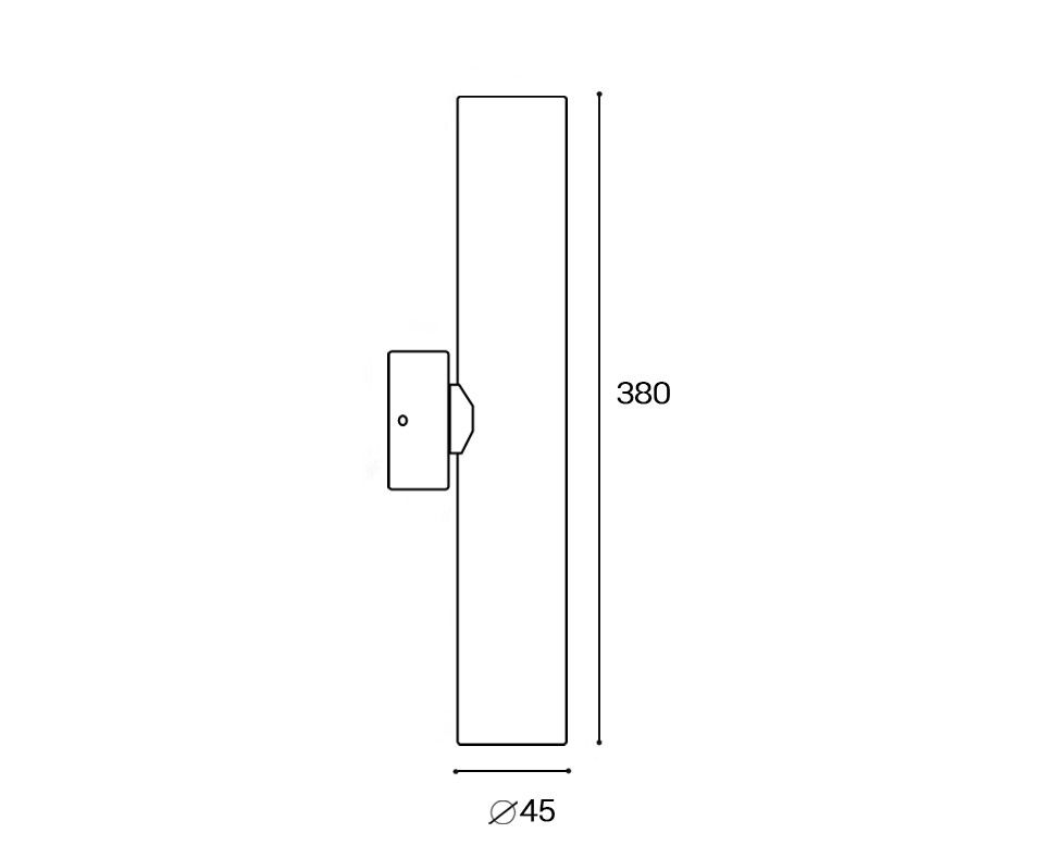 Настенный светильник Italline IT02-026 black 3000K