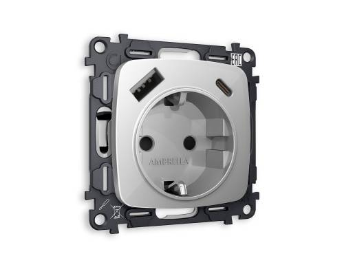 Розетка Ambrella Volt OMEGA MO410010