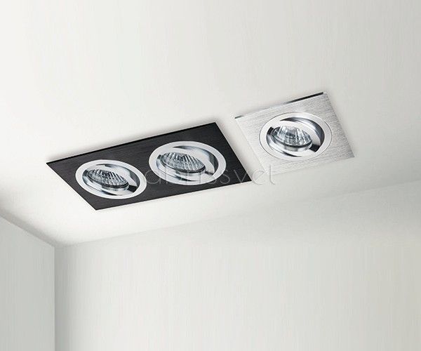 Встраиваемый светильник Italline SAG 03b SAG103-4 black/black