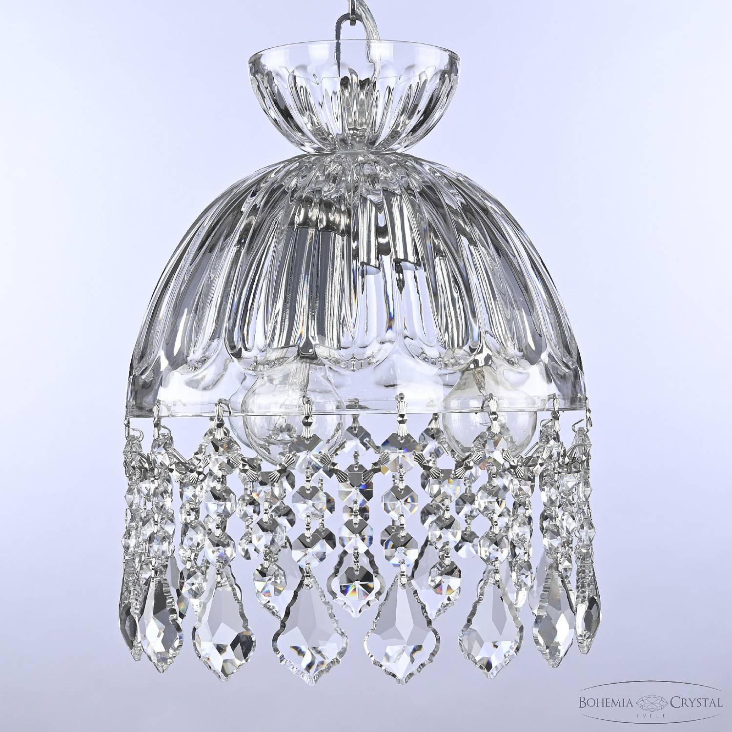 Светильник подвесной Bohemia 5478 5478/22 Ni Clear/M-1H Leafs