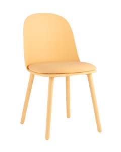 Стул пластиковый Stool Group Fog SL-7022DP yellow 70139