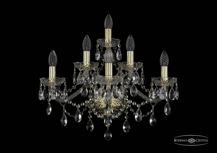 Настенное бра Bohemia 1415 1415B/3+2+1/220/G