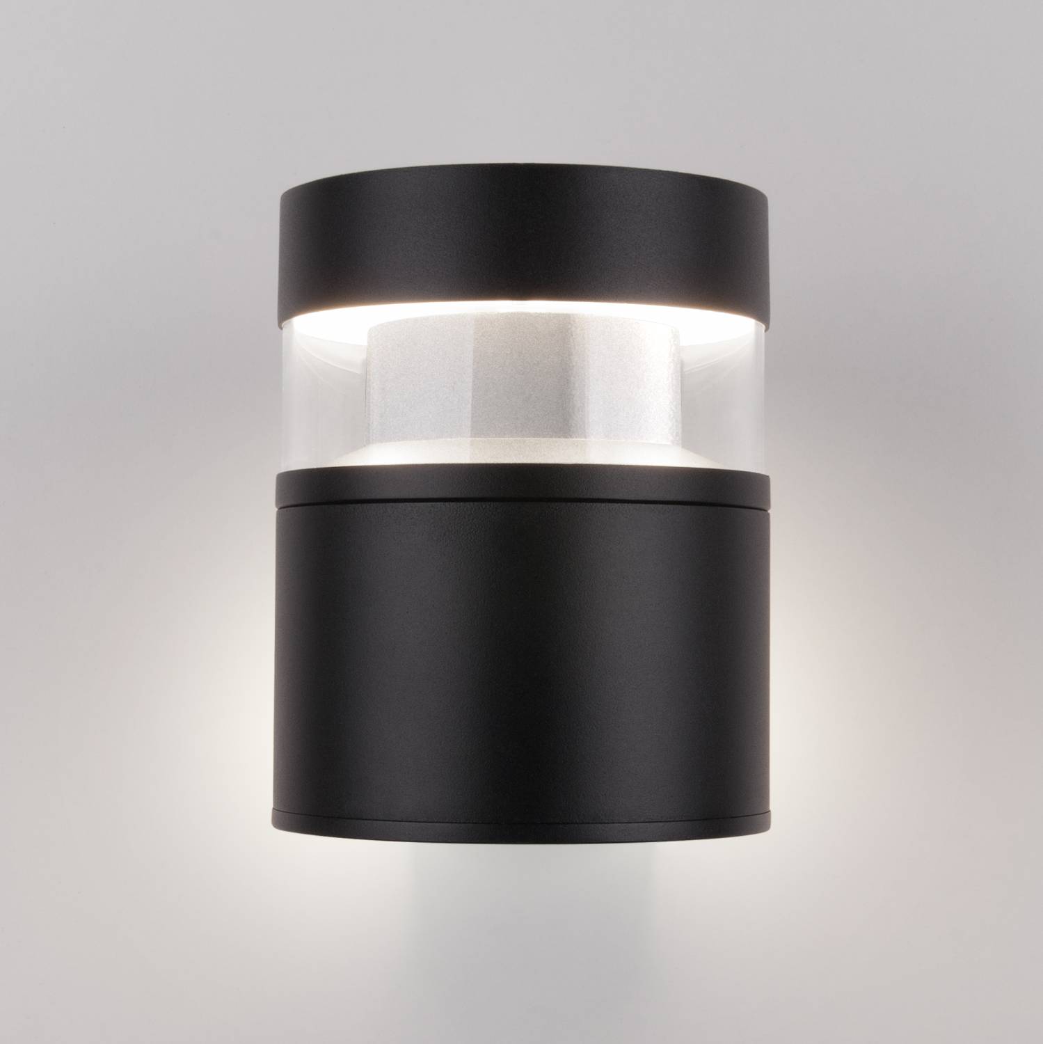 Уличный настенный светильник Elektrostandard 1530 TECHNO LED чёрный