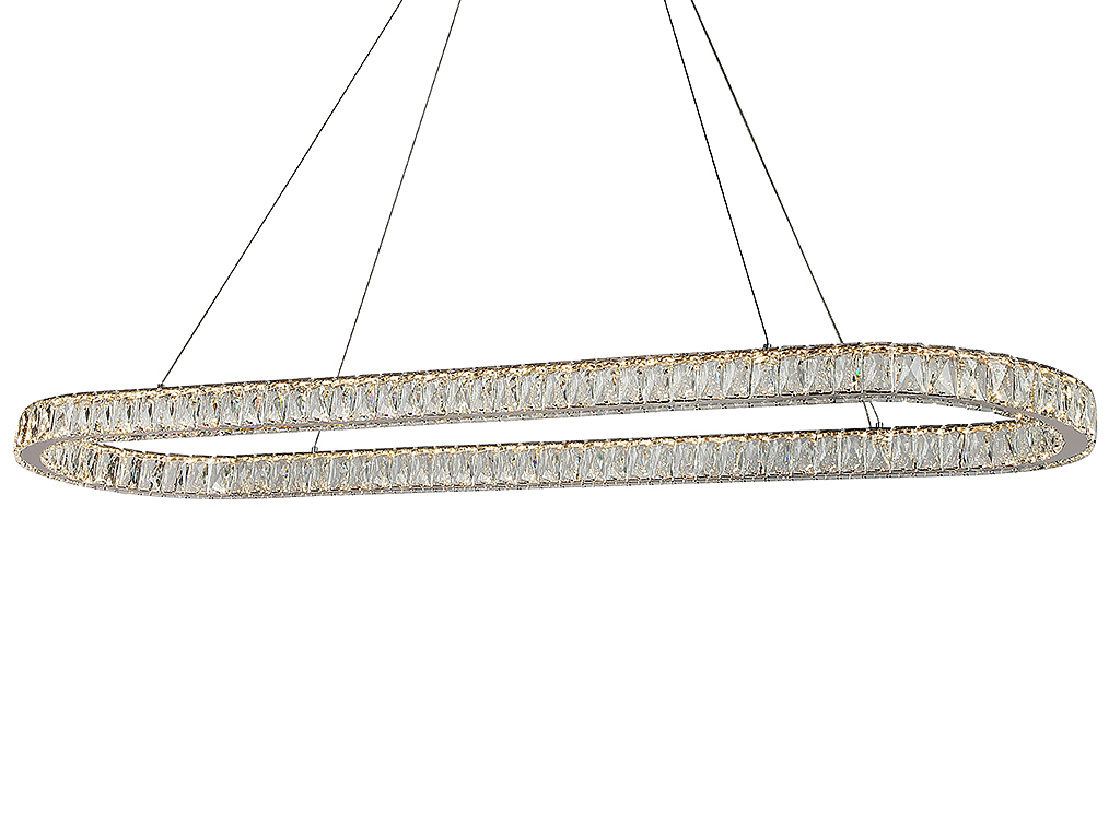 Подвесная люстра Newport Krista 8580/140 C oval chrome