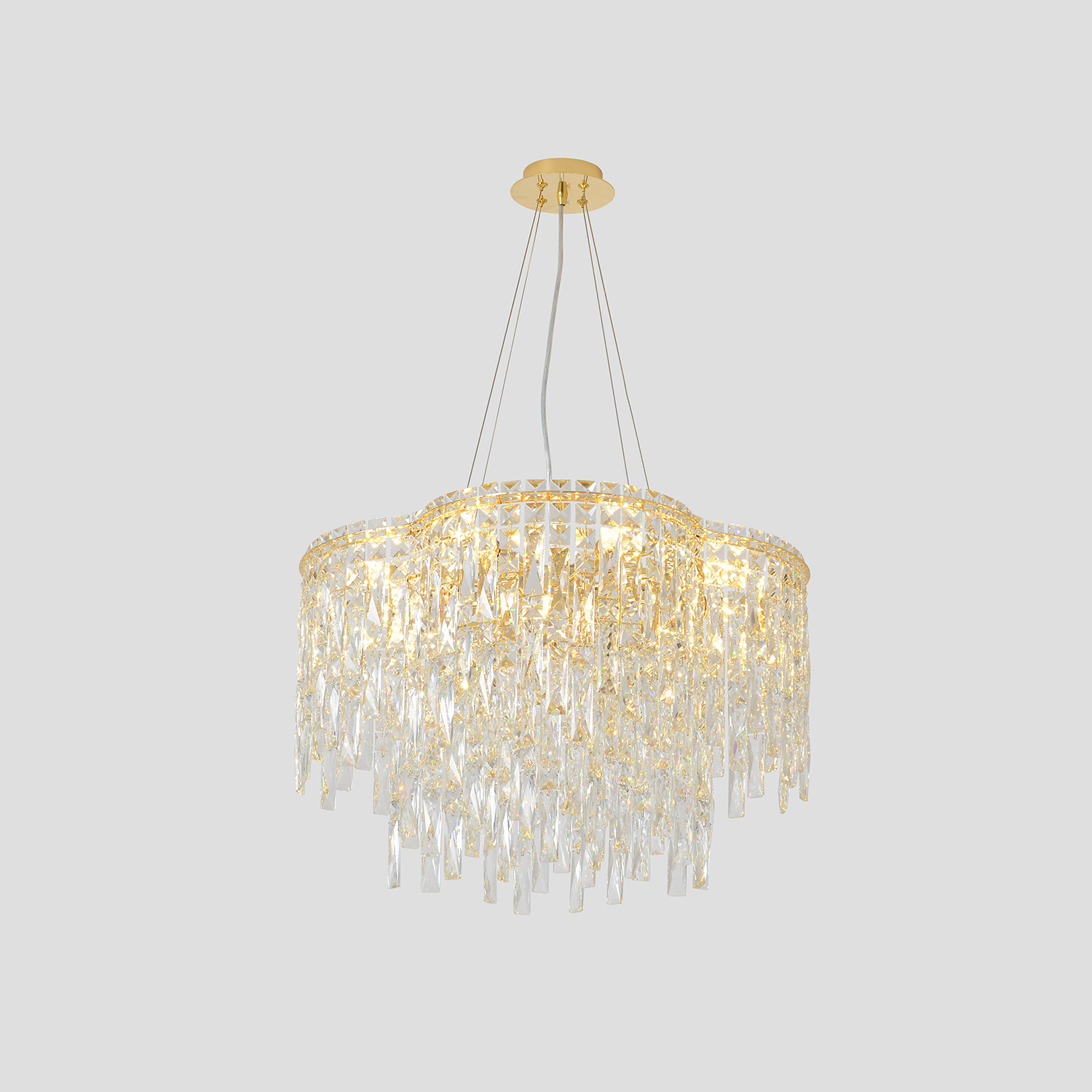 Подвесная люстра Crystal Lux Abril ABRIL SP12 GOLD